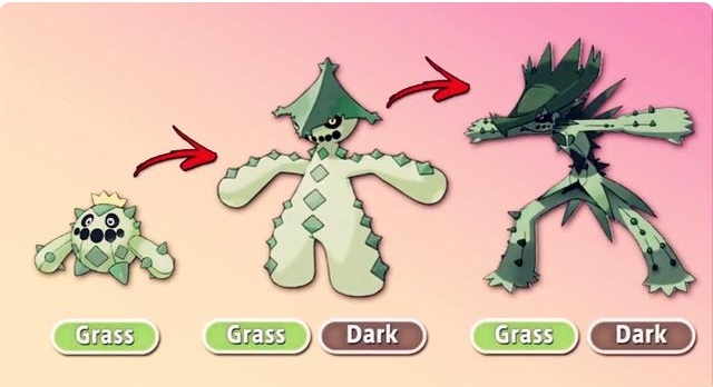 当宝可梦获得新的进化双尾怪兽变三尾梦歌仙人掌变稻草人