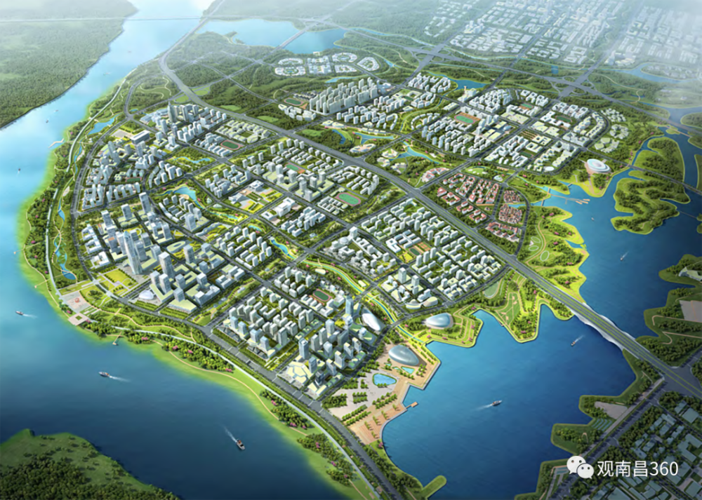 赣江新区规划图详细图片