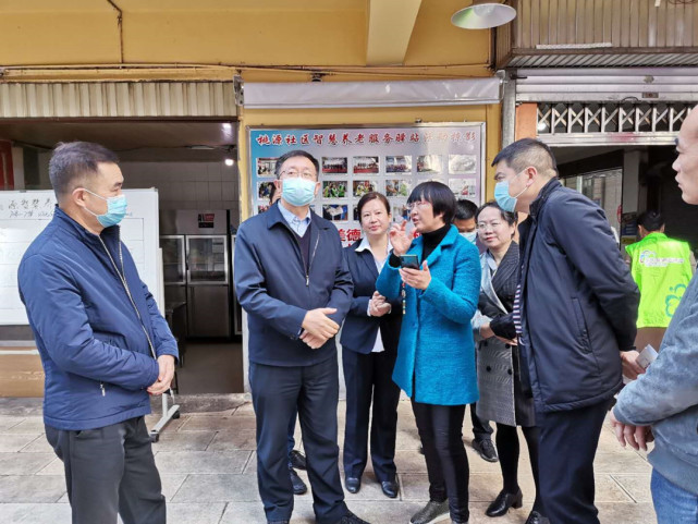 省民政厅主要领导到盘龙区调研养老服务工作情况