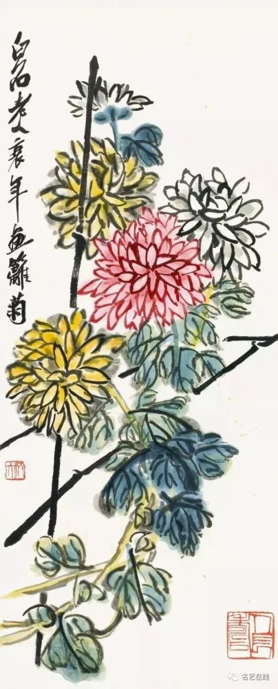 九九重阳|九九重阳，赏齐白石29幅菊酒延年益寿图！