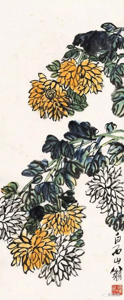 九九重阳|九九重阳，赏齐白石29幅菊酒延年益寿图！