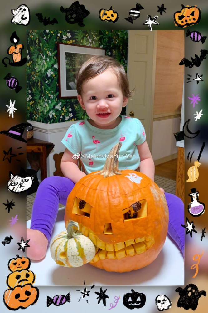 女排名将被困美国近一年diy南瓜灯超酷混血女儿穿旗袍显中国风