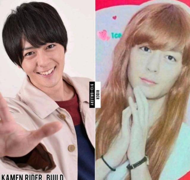 当假面骑士演员集体女装,战兔美如画,小魔王颜值爆表!