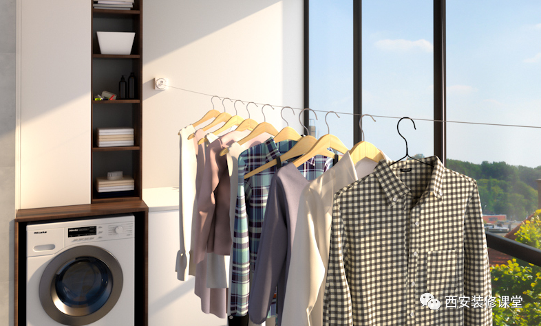 阳台晾衣服太难看咋办1026