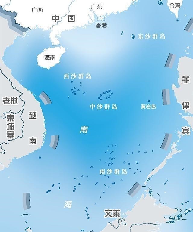 中国的领海范围图片
