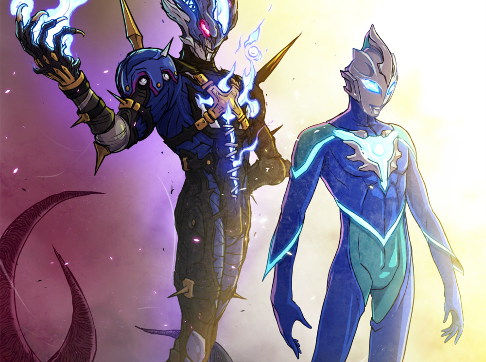 奥特曼:黑田绘制的托雷基亚,黑化形象抢镜,早期造型契合新形象_腾讯