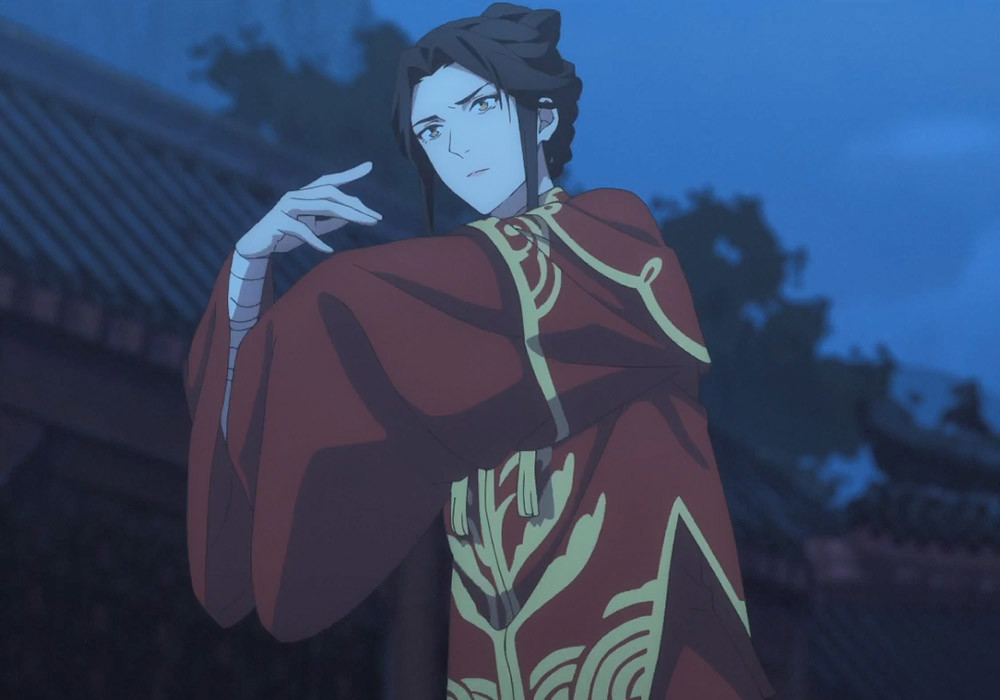 《天官赐福》动画谢怜新娘装,俊朗清秀的美少年,发