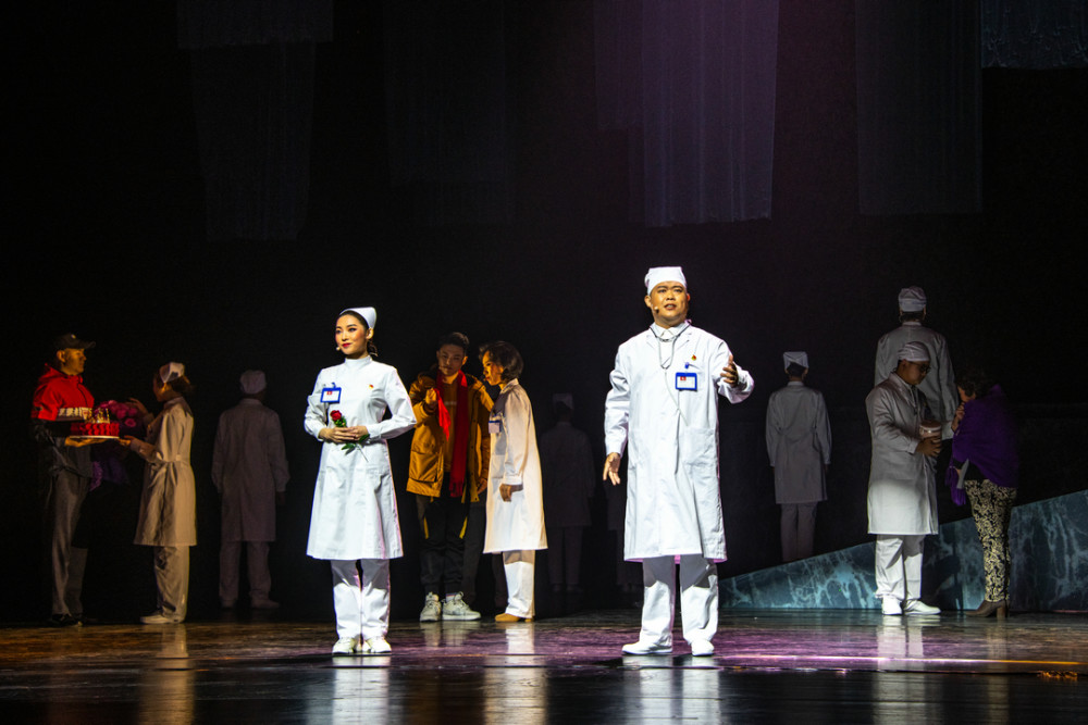 抗疫题材歌舞剧天使在沈阳上演