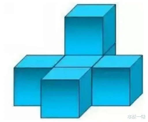 这是一个非常神奇的照片,本身是有七个方块的,可是在我们看来却只有六