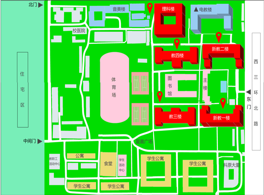 首都师范大学校区分布图片