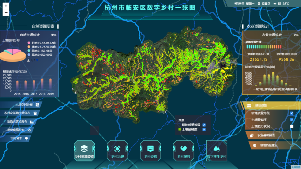 临安区数字乡村一张图