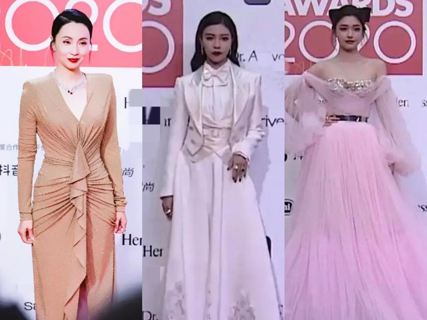 唐嫣|半个娱乐圈女星同场比美！唐嫣陶虹拔得头筹？张雪迎疑撞衫范冰冰