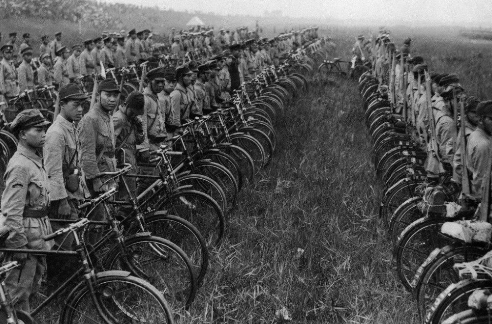 日军赢得马来亚战役胜利靠什么?没轮胎的自行车,581名日军先遣队
