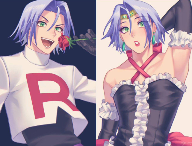 转性版宝可梦以为小智是女装大佬小次郎穿了20次女装成为大神