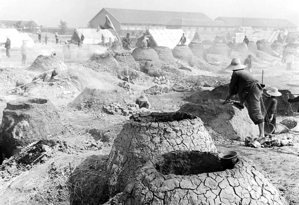 老照片:1958年全民大炼钢铁_腾讯新闻