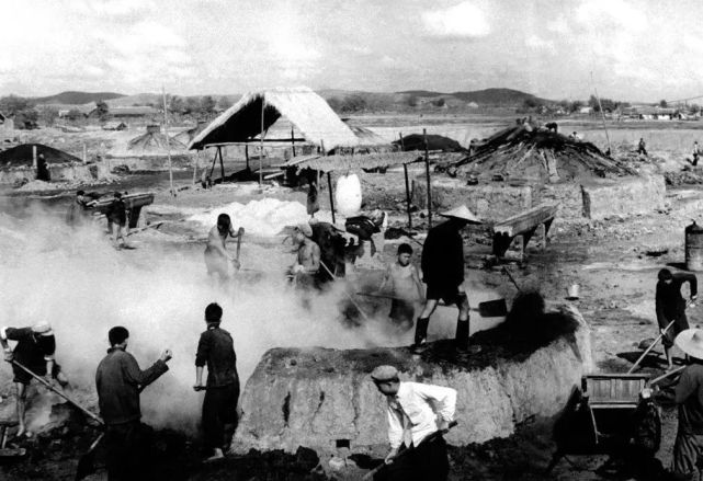 老照片1958年全民大炼钢铁