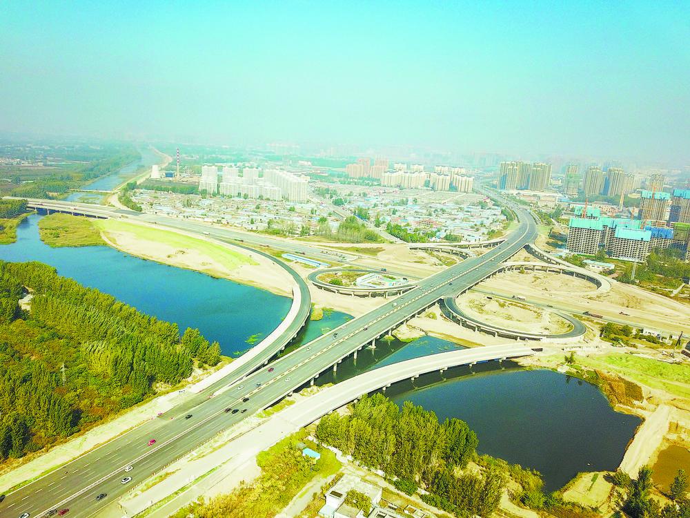 菏泽市人民南路立交桥壮美呈现_腾讯新闻