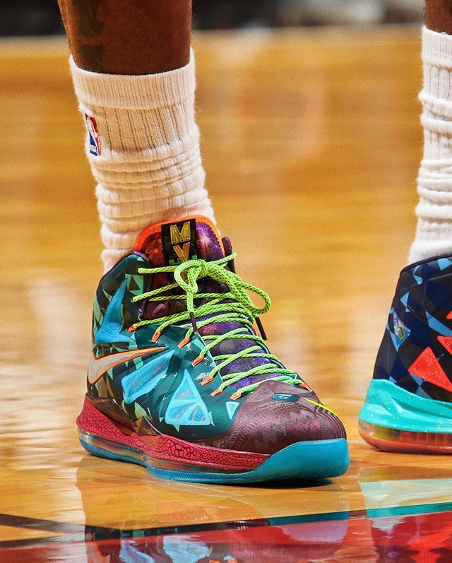 nba球员上脚欧文上脚kyrielow3杜兰特上脚kd13