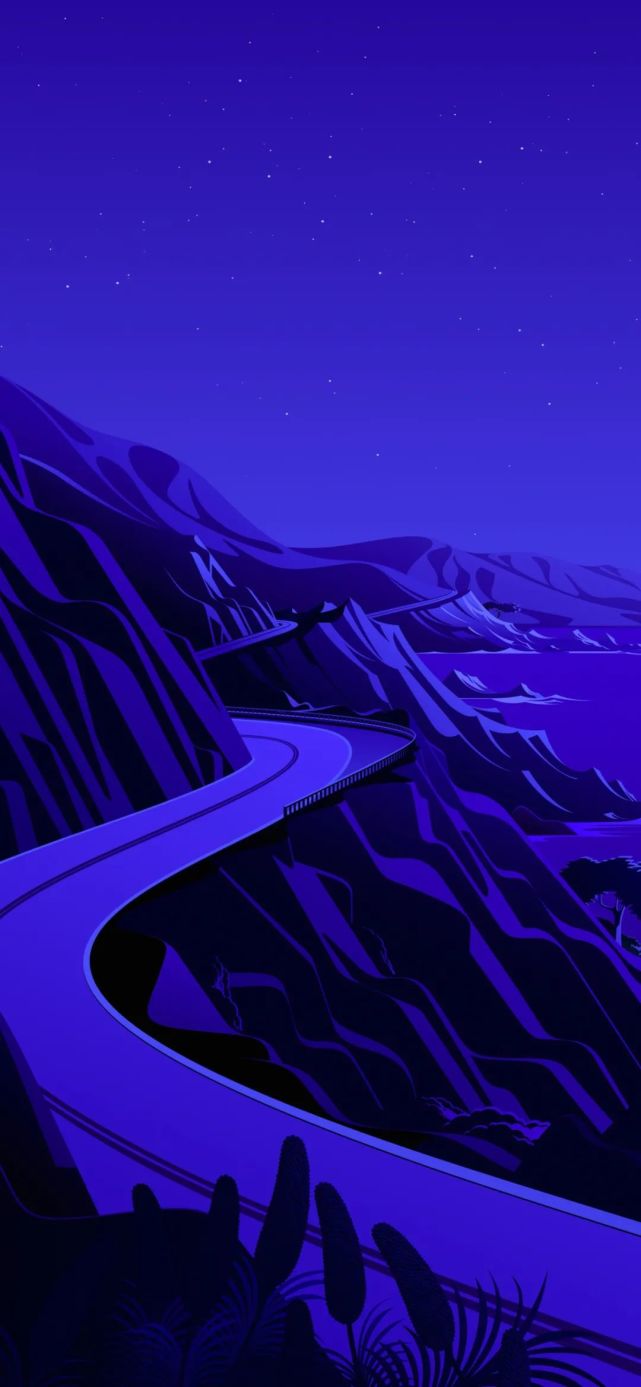 今日壁纸丨苹果全新内置暗黑模式壁纸,适合 oled 屏幕使用_腾讯新闻