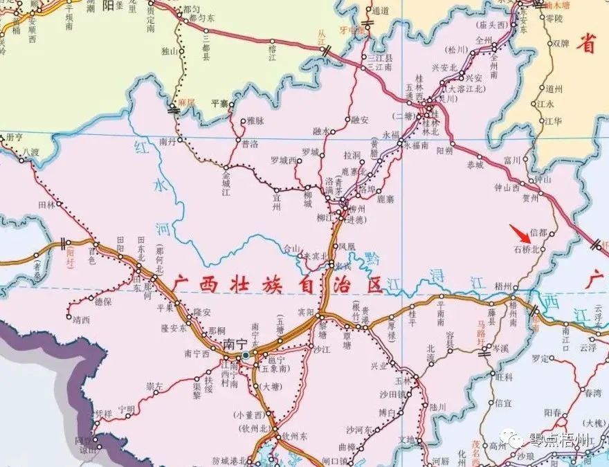 目前洛湛铁路虽然经过苍梧县,却是"过家门而飞站",苍梧县的人想坐火车