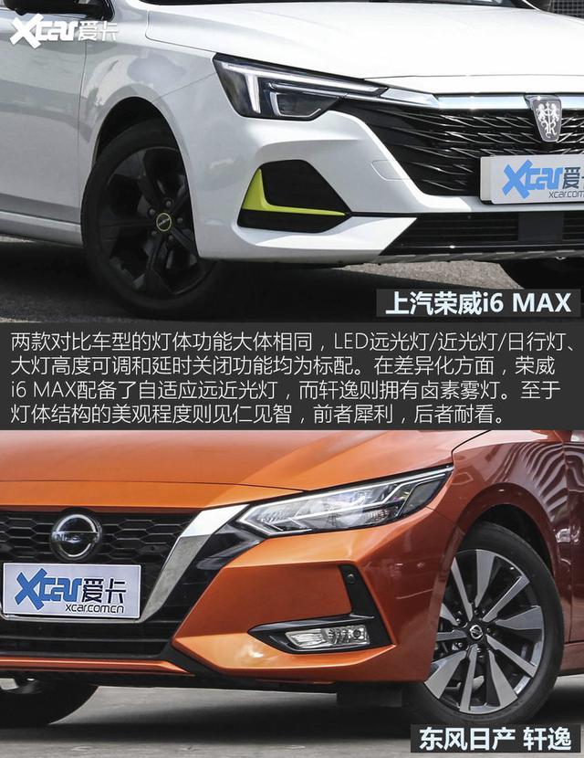 向家轿王者开火 荣威i6 MAX对比日产轩逸