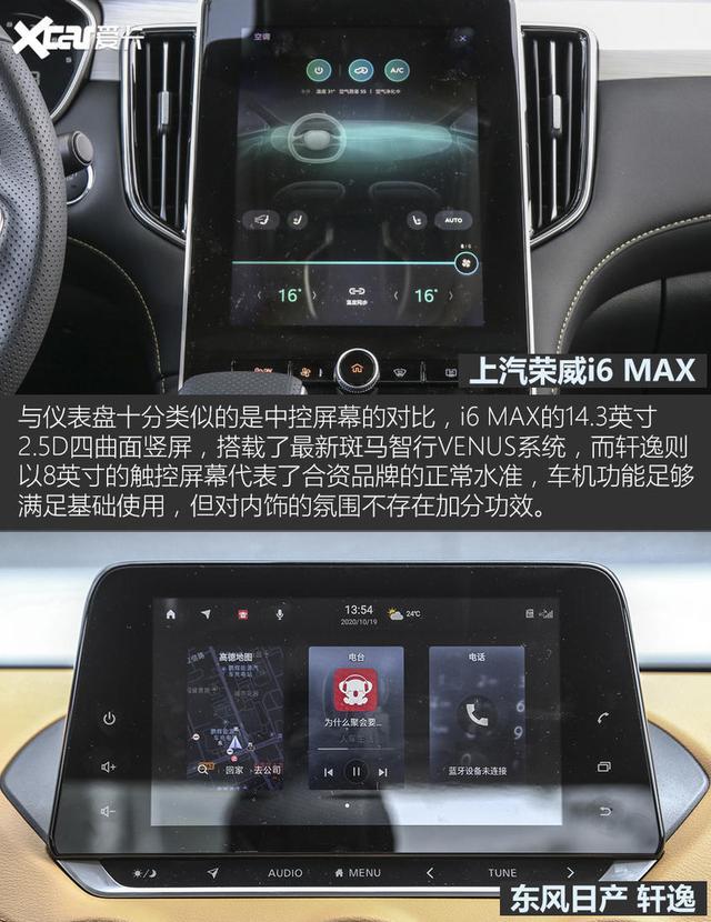 向家轿王者开火 荣威i6 MAX对比日产轩逸