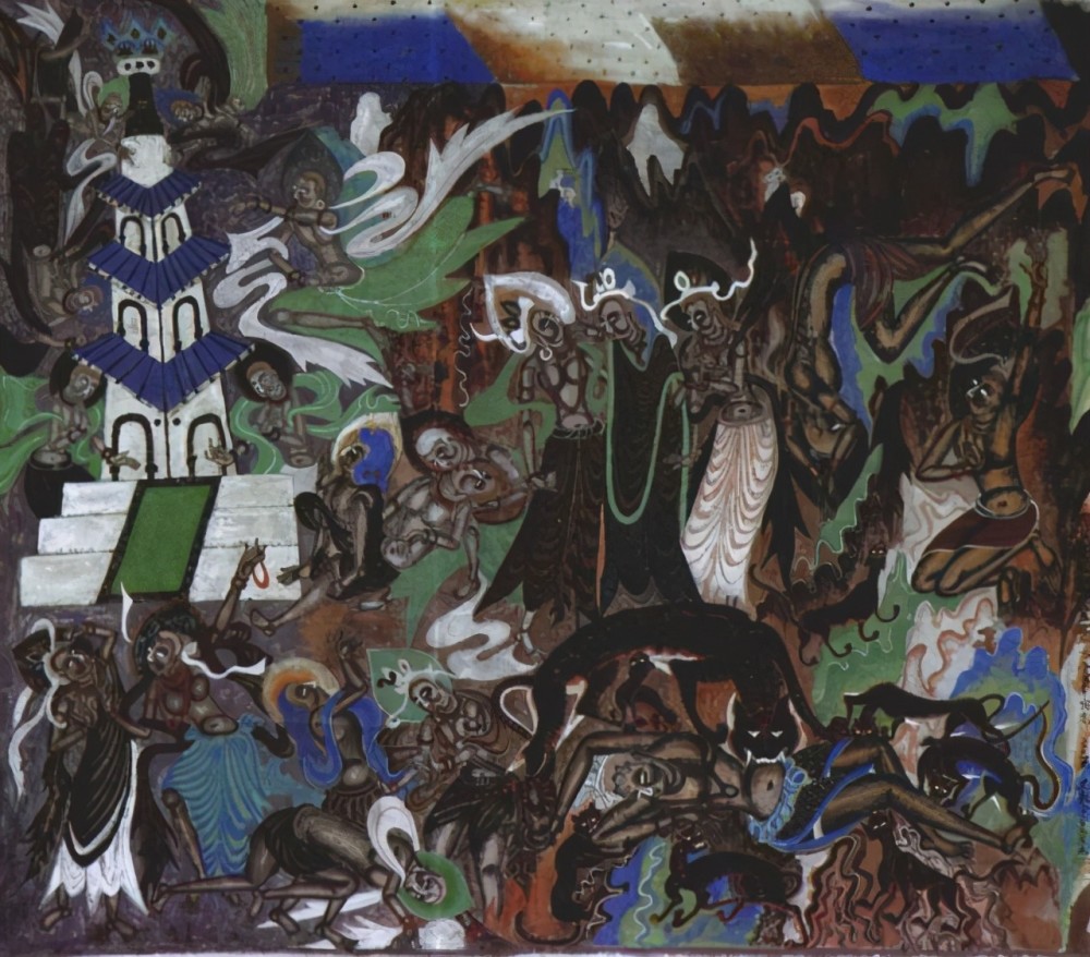 本生|莫高窟组合式本生故事画：我国传统工笔画组合式构图的精彩案例