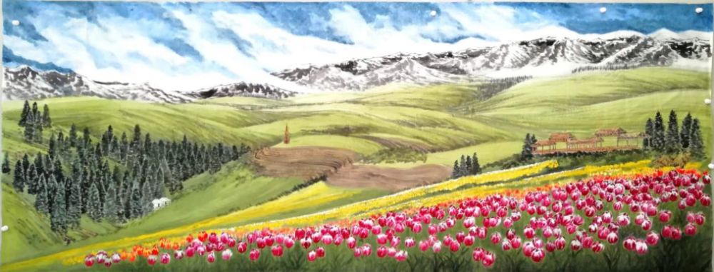 赵金平|著名画家赵金平一重彩山水作品欣赏