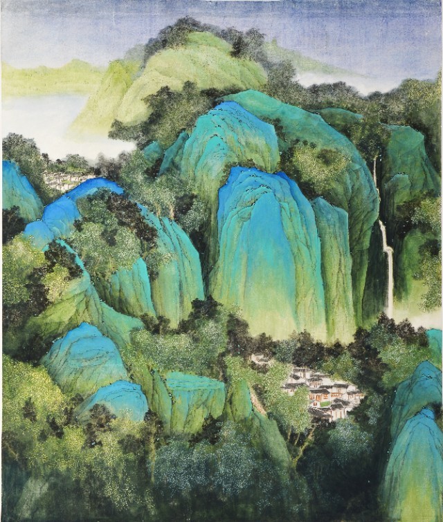 赵金平|著名画家赵金平一重彩山水作品欣赏