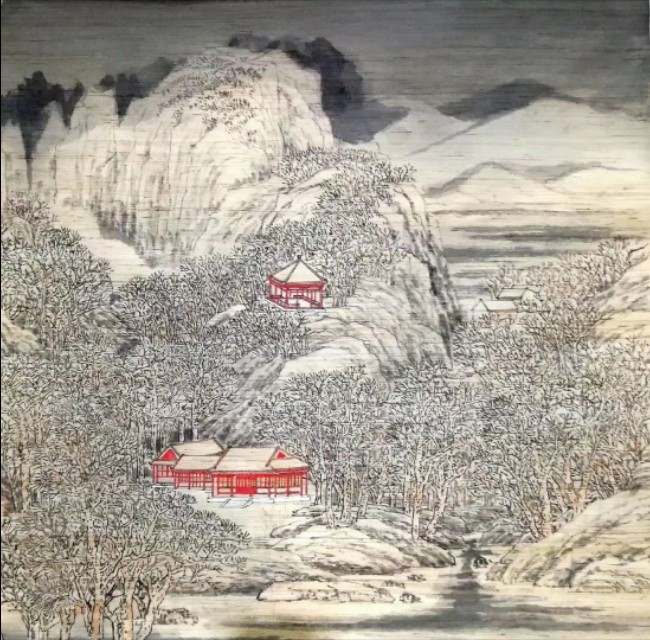 赵金平|著名画家赵金平一重彩山水作品欣赏