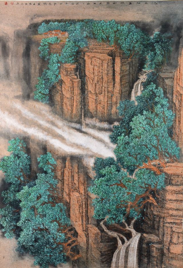 赵金平|著名画家赵金平一重彩山水作品欣赏