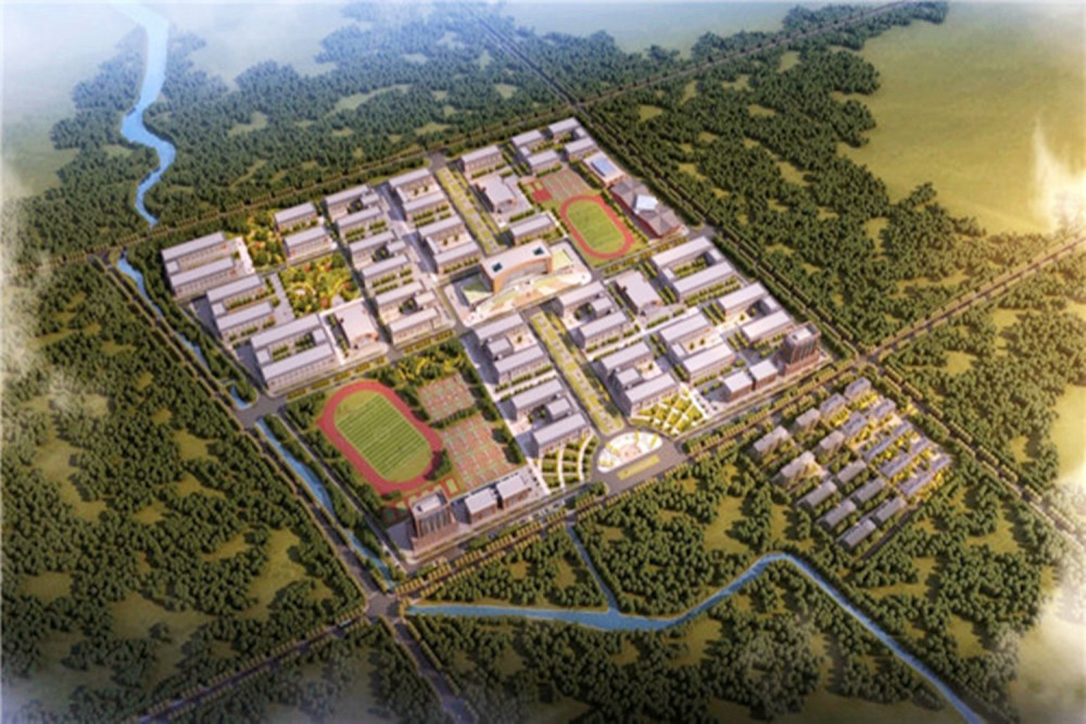 济南这座职业高校在建新校区,总投资约15亿,占地面积约713.