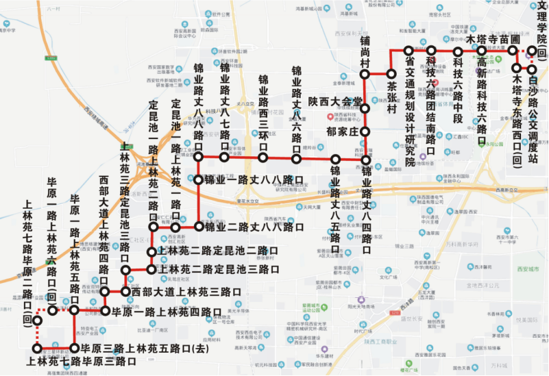 西安179路公交车线路图图片