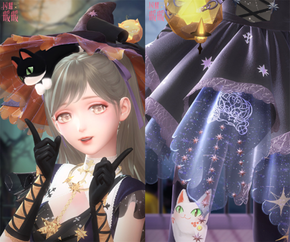 闪耀暖暖万圣节魔女套公开甜美俏皮的小魔女居然是帅气属性