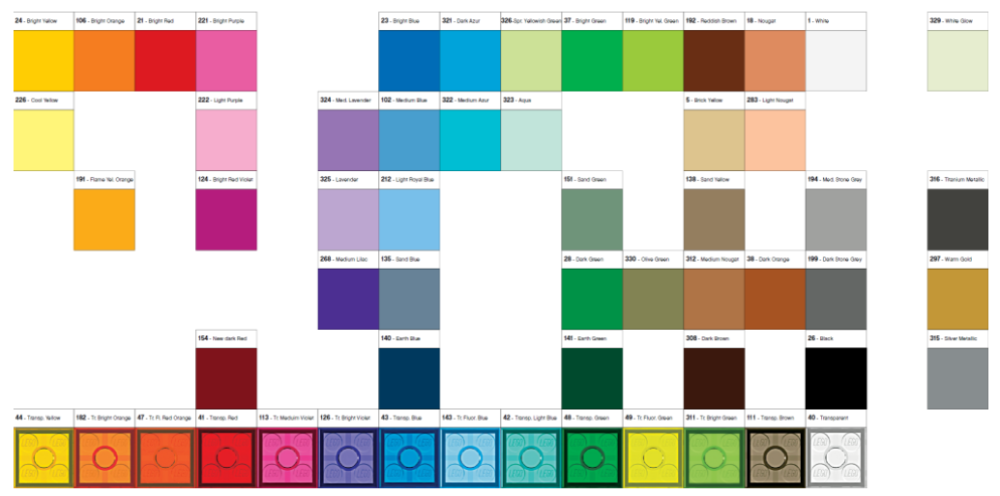 尽管乐高过去曾向粉丝提供过信息,但乐高色号并未在固定的库存中公开