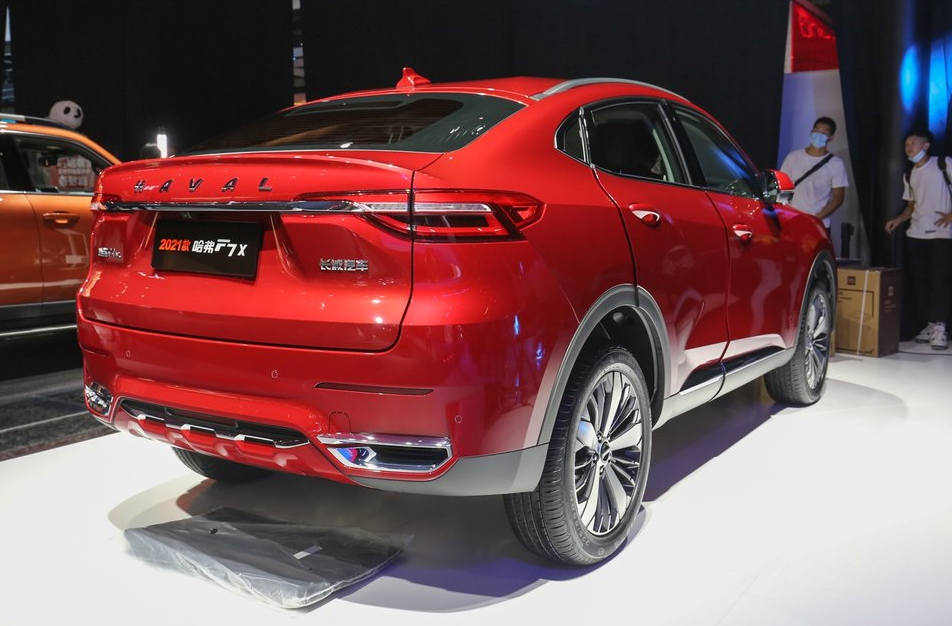 哈弗f7x造型为轿跑式suv起售价1199万