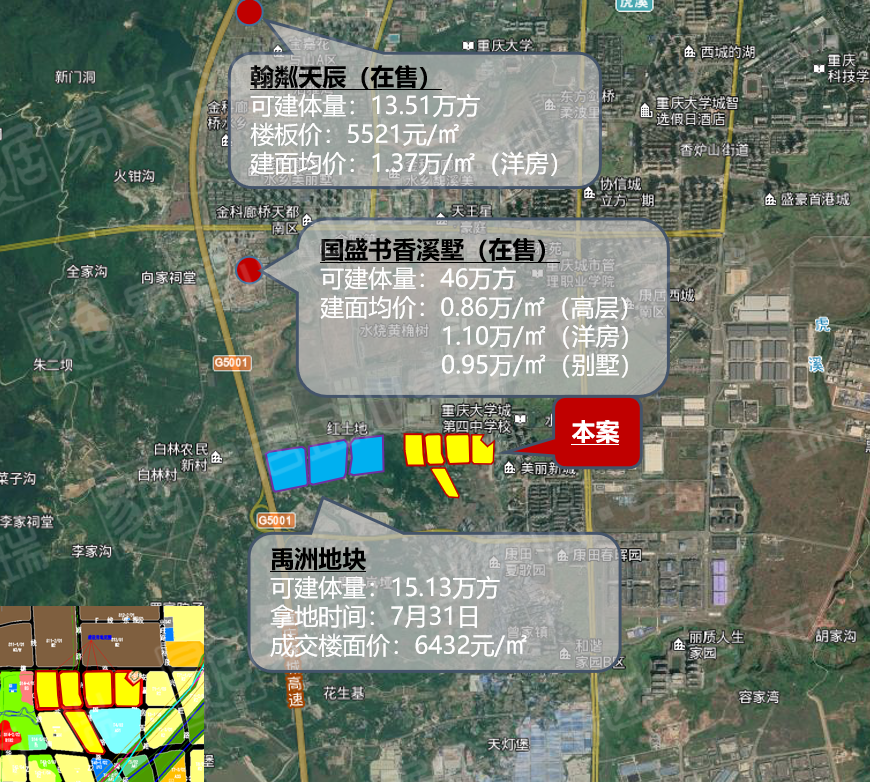 土拍|龙湖 颐天康养拿下曾家203亩住宅地,楼面价6782元