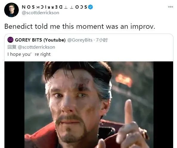 复联4奇异博士的著名手势原来是即兴发挥不愧是你