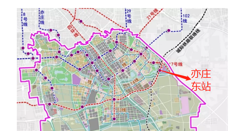 通州马驹桥地铁规划图图片