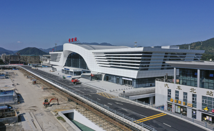 苍南动车站最新照片!太震撼了