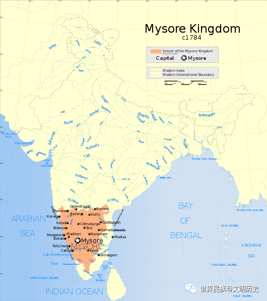 古印度列国志迈索尔王国二迈索尔战争1