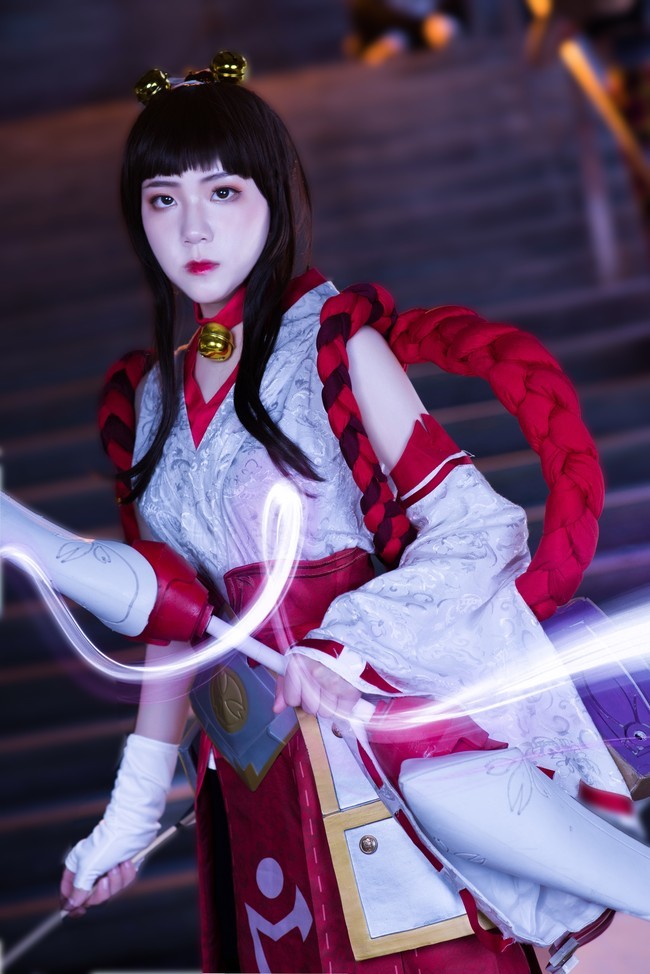 《王者荣耀》cosplay正片图赏:伽罗 场照