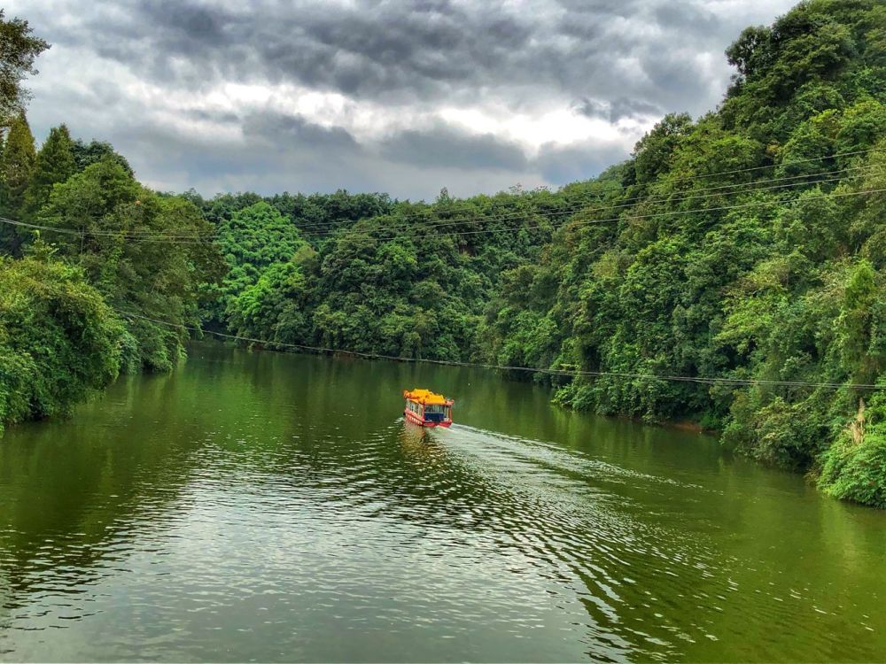 游成都烟霞湖访山林深处的古刹观音寺僻静清幽如世外桃源
