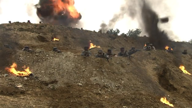 1946年10月22日,第51旅占领涟水城南的老黄河河堤,建立起炮兵阵地.