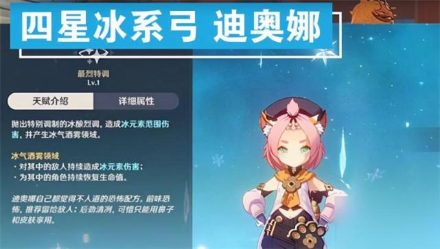 原神迪奥娜怎么搭配 原神迪奥娜阵容搭配攻略 皇女 芭芭拉 迪奥娜