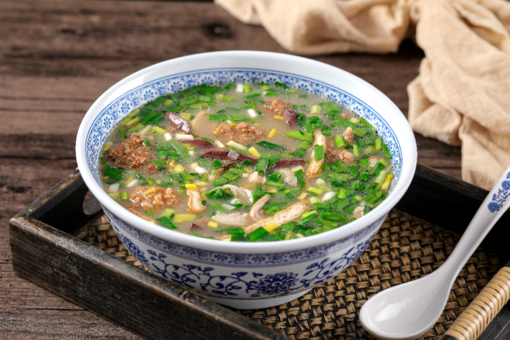 喝一碗送一碗洛阳穆记小碗牛肉汤来林州啦