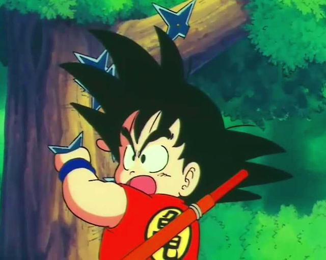 龙珠中悟空与紫色忍者再对决 村长验证真香定律 分身术是五胞胎 腾讯新闻