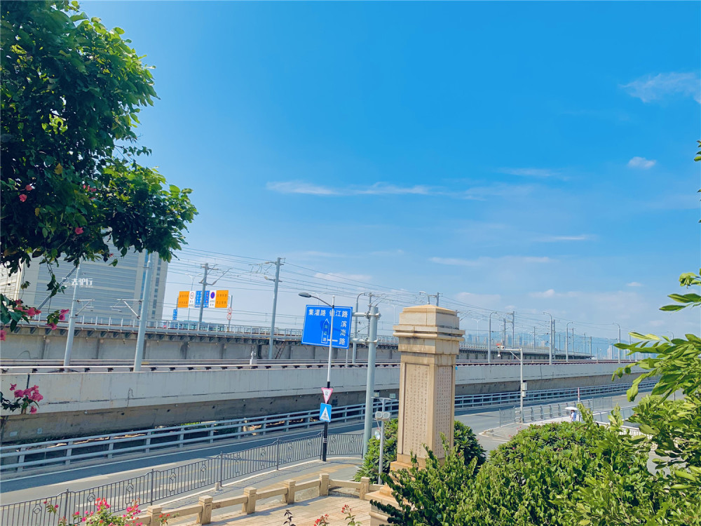 比起五緣灣溼地公園,海灣公園,忠侖公園的佔地規模,海堤紀念公園連