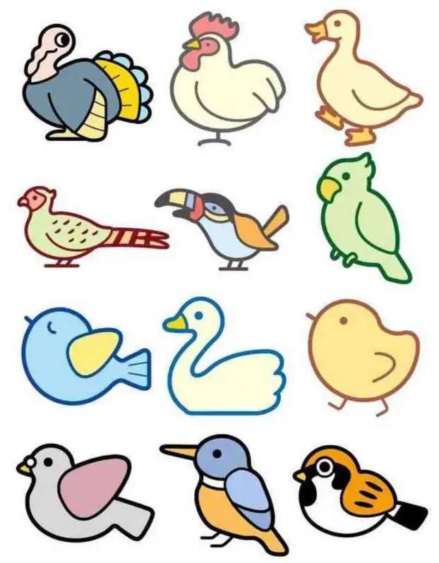 幼儿彩色简笔画大全1000多种果断为孩子收藏