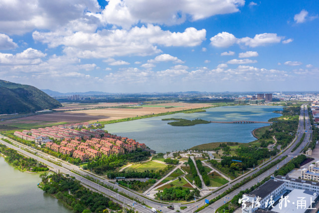 寧波慈溪龍山鎮:美麗河湖串起繽紛水景